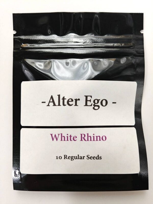White Rhino by Alter Ego Genetics - Buckle Up for This Sedative Indica Journey